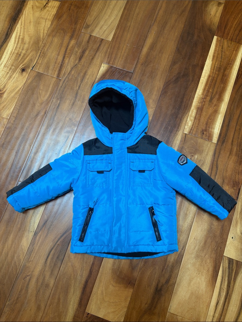 Rothschild Blue and Black Winter Jacket size 18 months